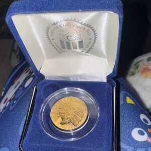 Gold Coin in Display Case